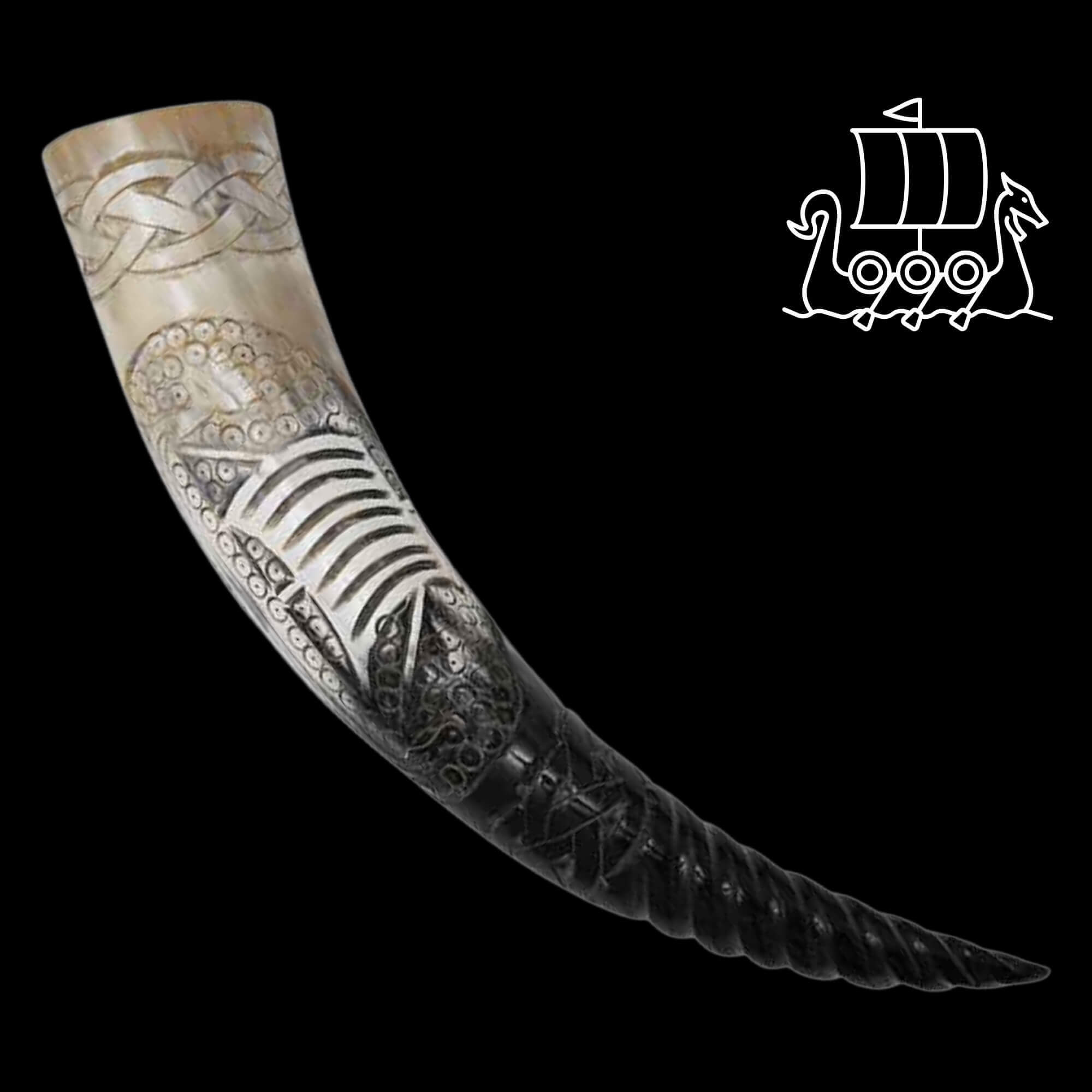 Authentic Drakkar Drinking Horn