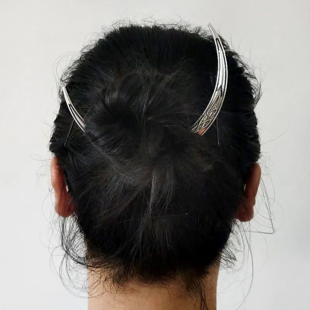 Crescent Moon Hairpin