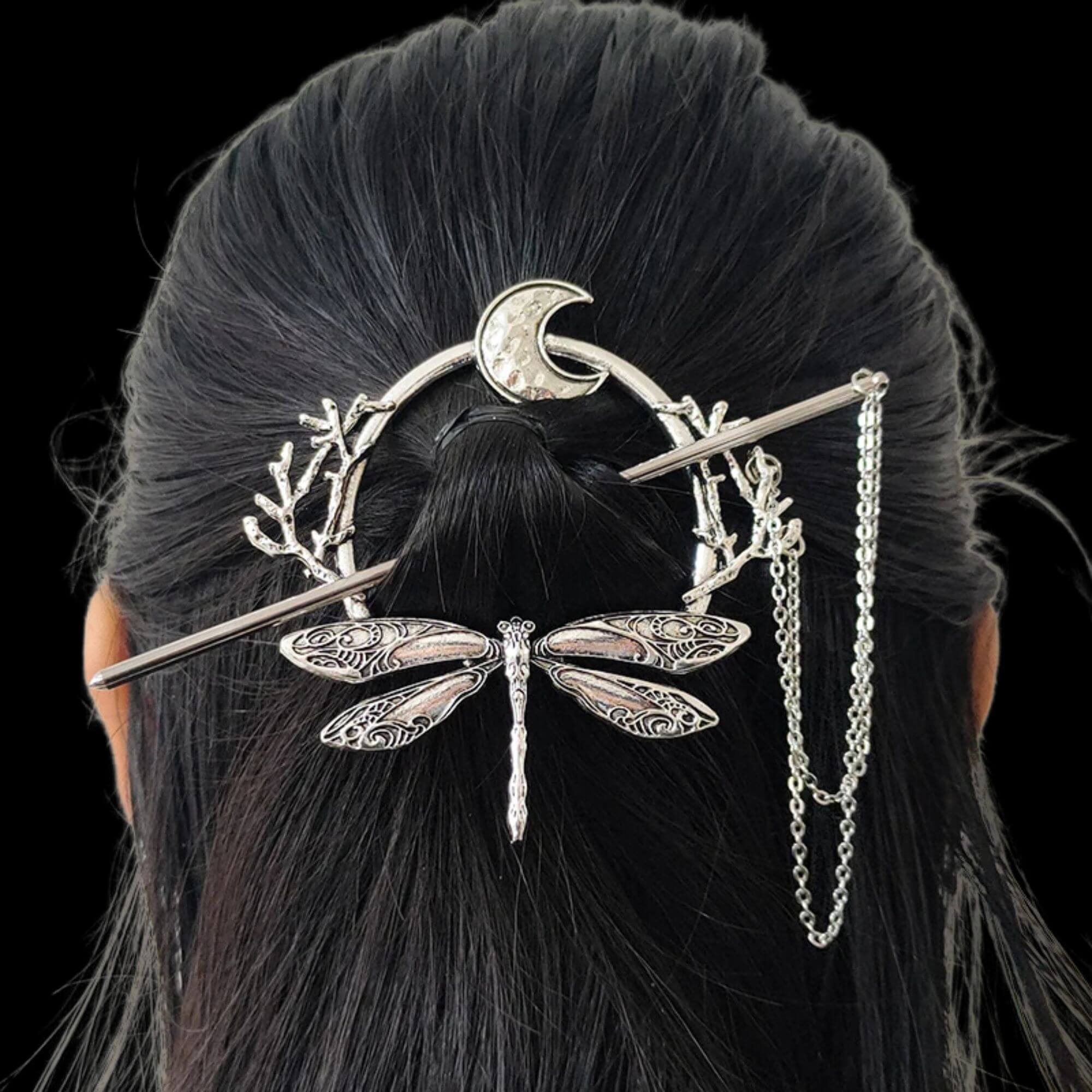 Dragonfly Whisper Hair Pin