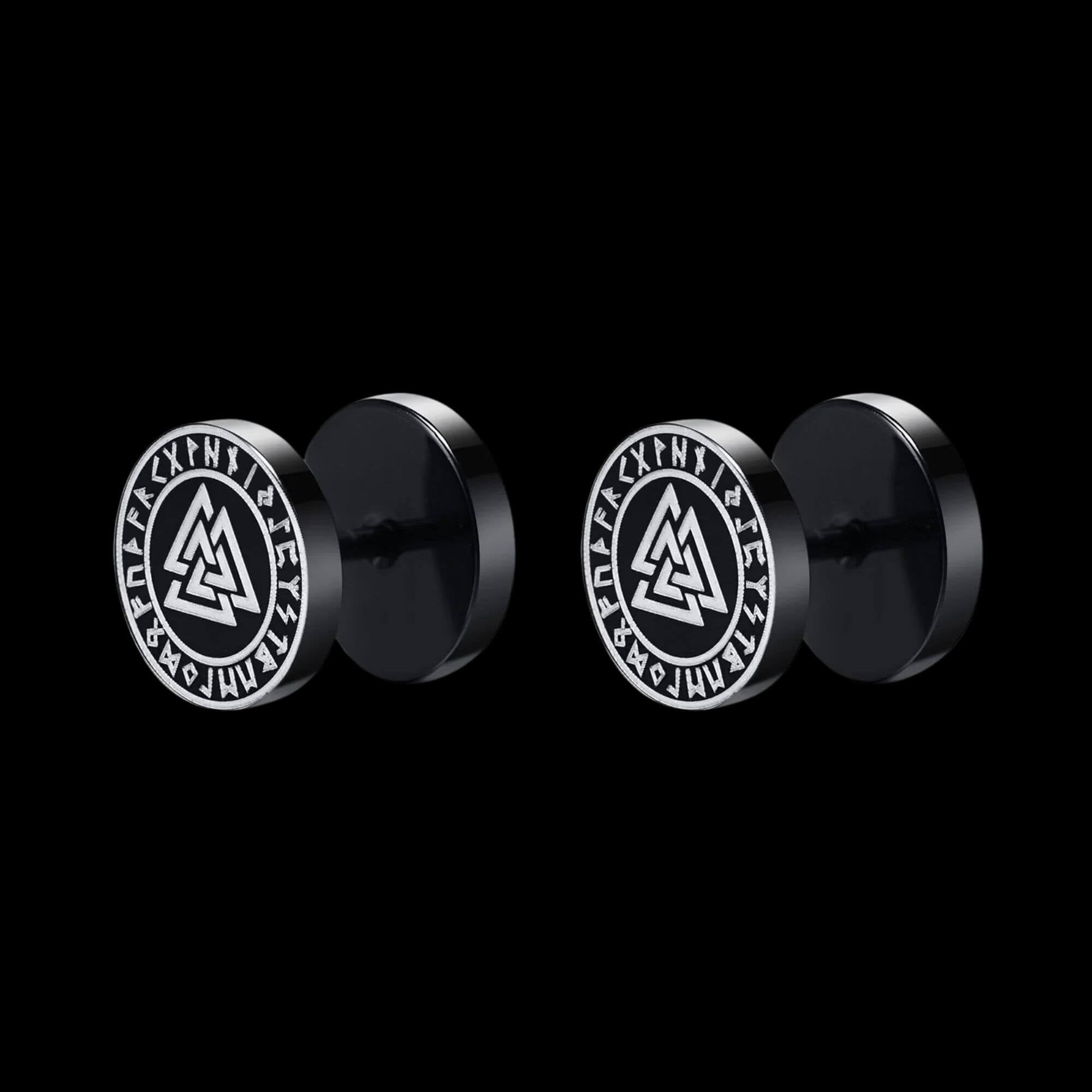 Black Norse Earrings