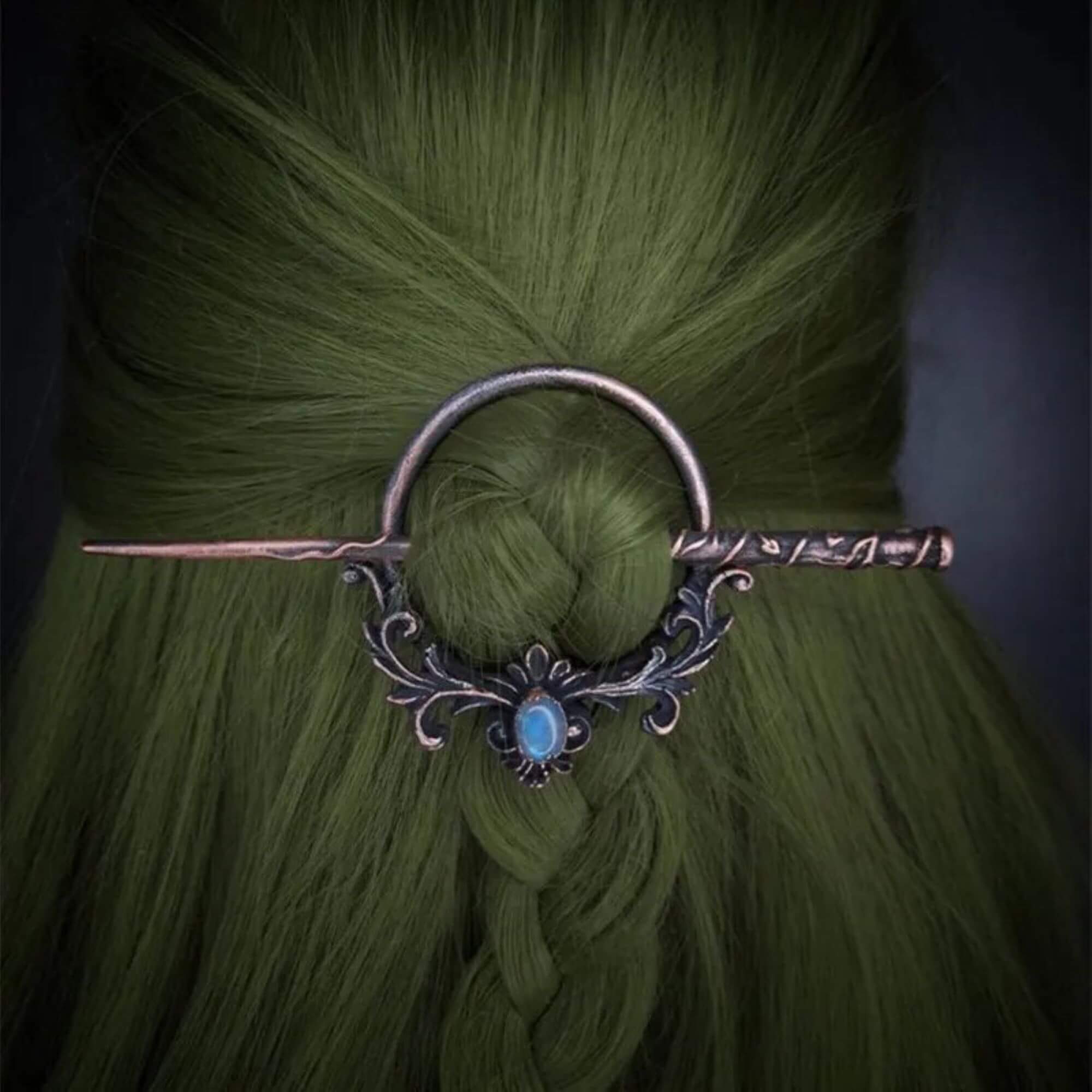 Shieldmaiden's Enchanted Hairpin