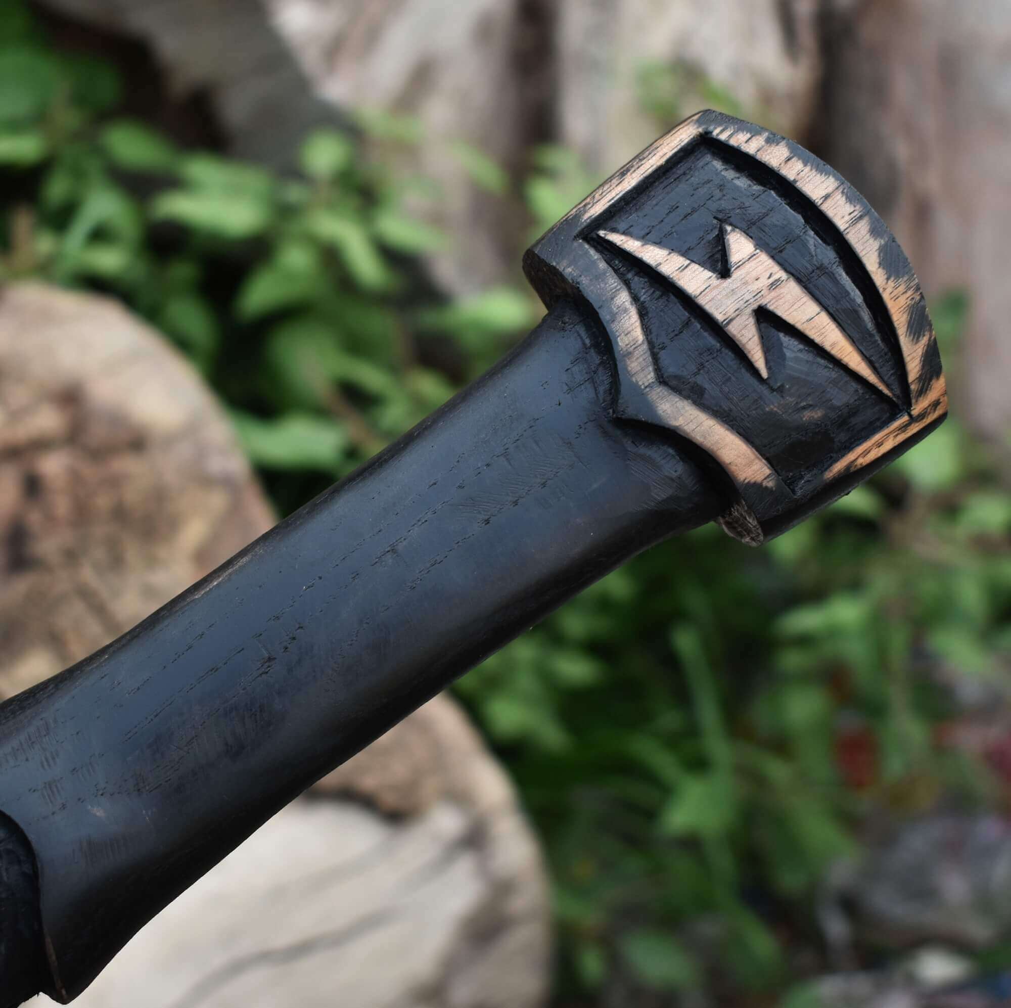 Mjölnir’s Heir — Hand-Carved Hammer