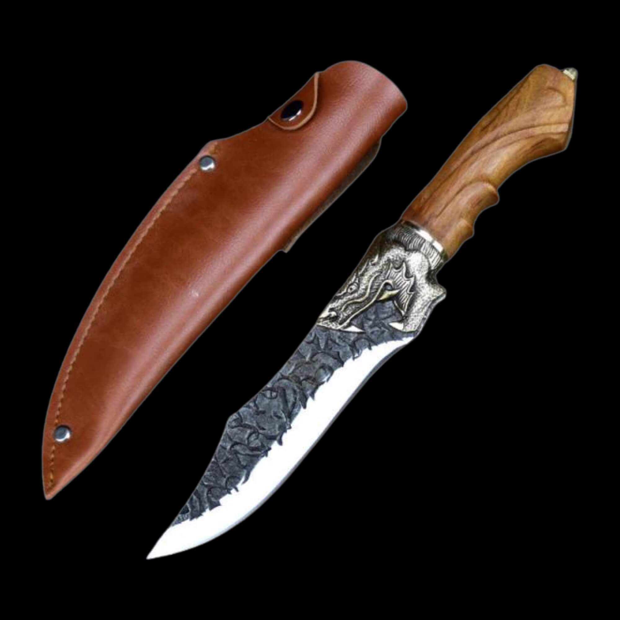 Couteau Viking Jörmungandr fait à la main