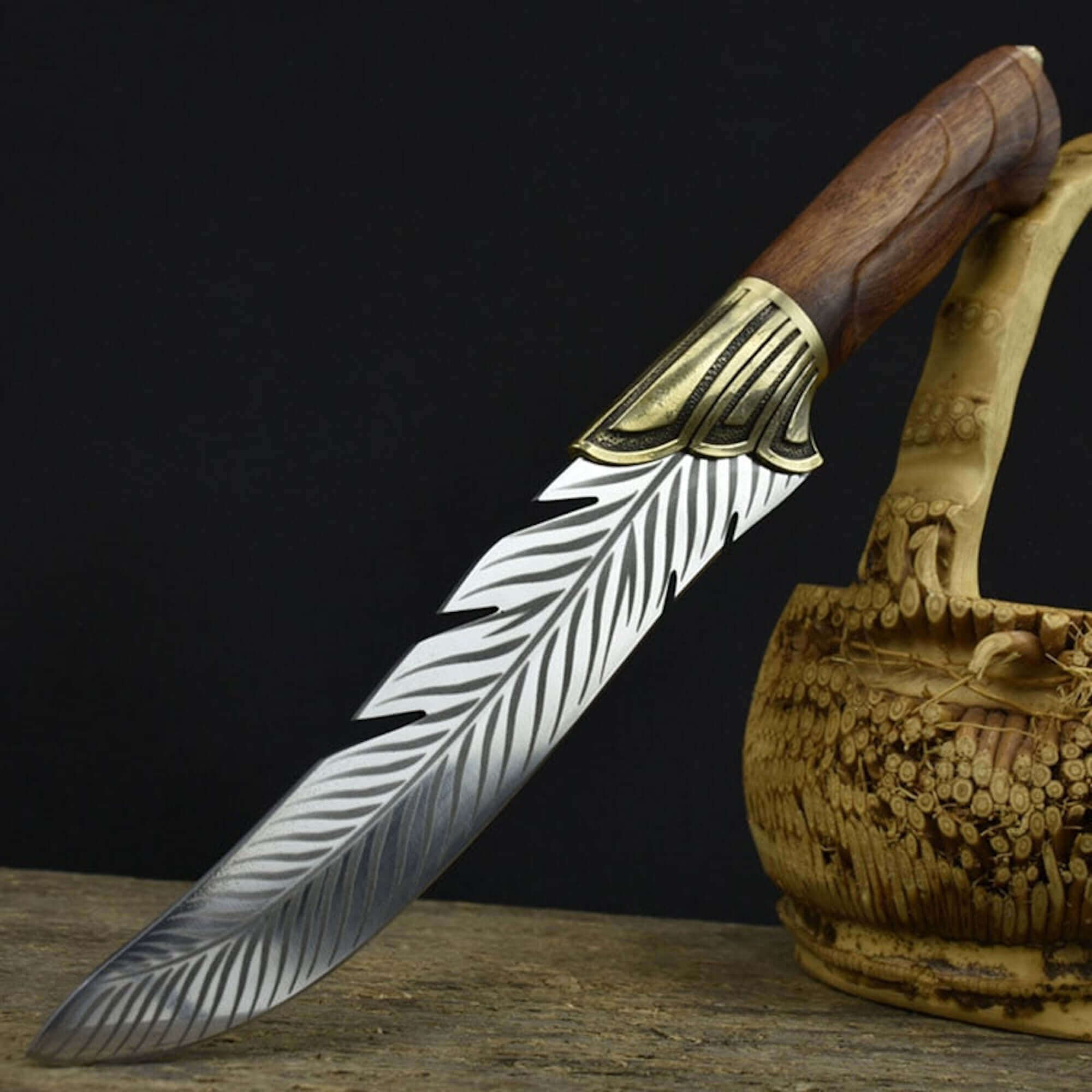 Cuchillo vikingo hecho a mano