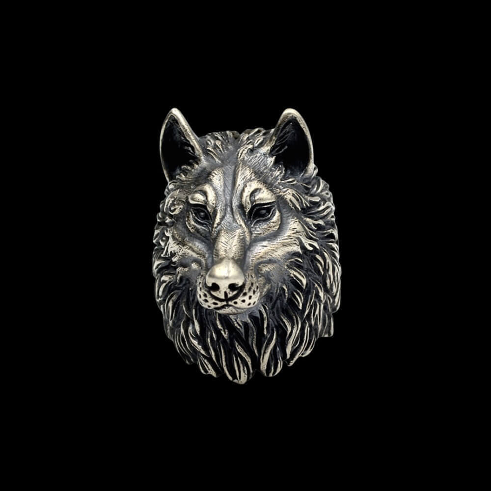 Anneau de tête de loup Fenrir