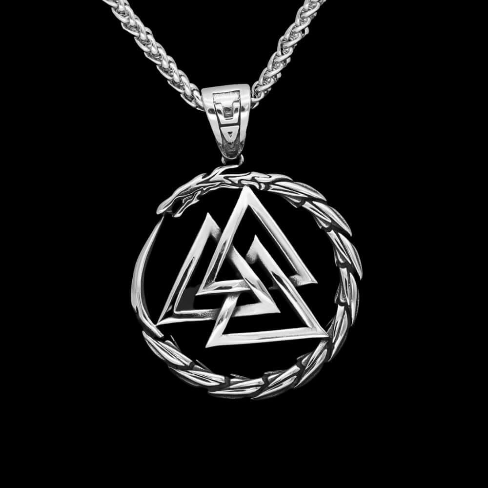 Collana Jörmungandr e Valknut
