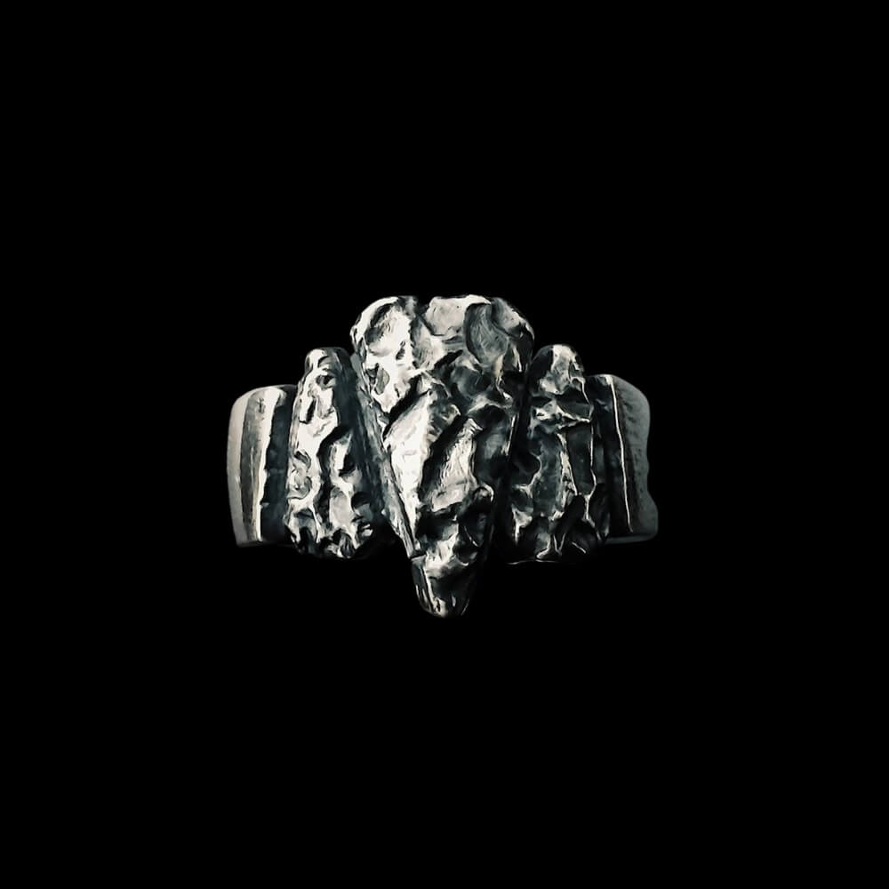 Heidnischer Speer Vintage Edelstahlring
