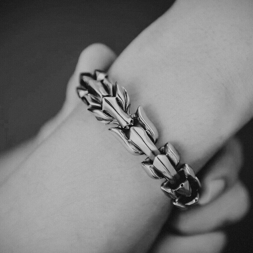 Bracciale Pesante Ouroboros vichingo
