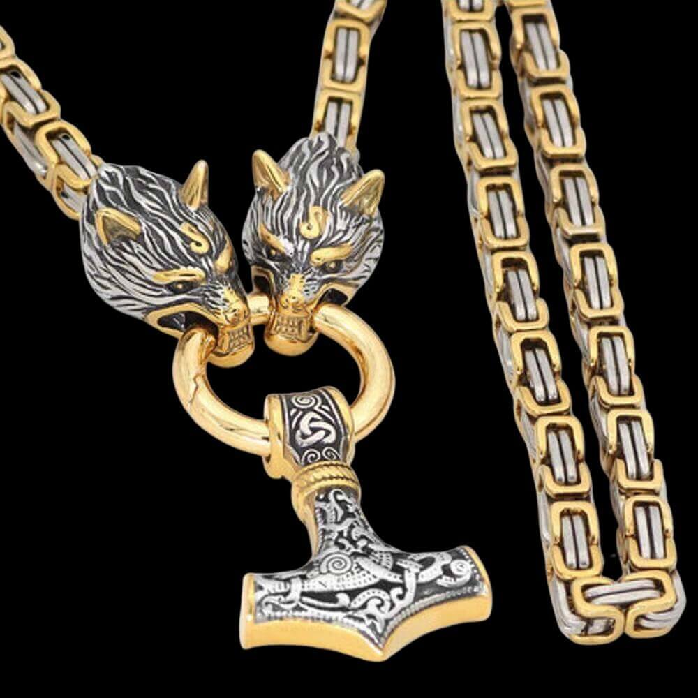 Collier Loups Tenant Mjölnir