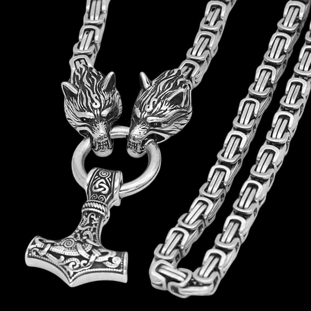 Collier Loups Tenant Mjölnir
