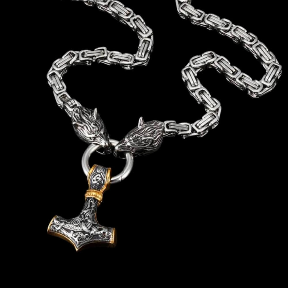 Collier Loups Tenant Mjölnir