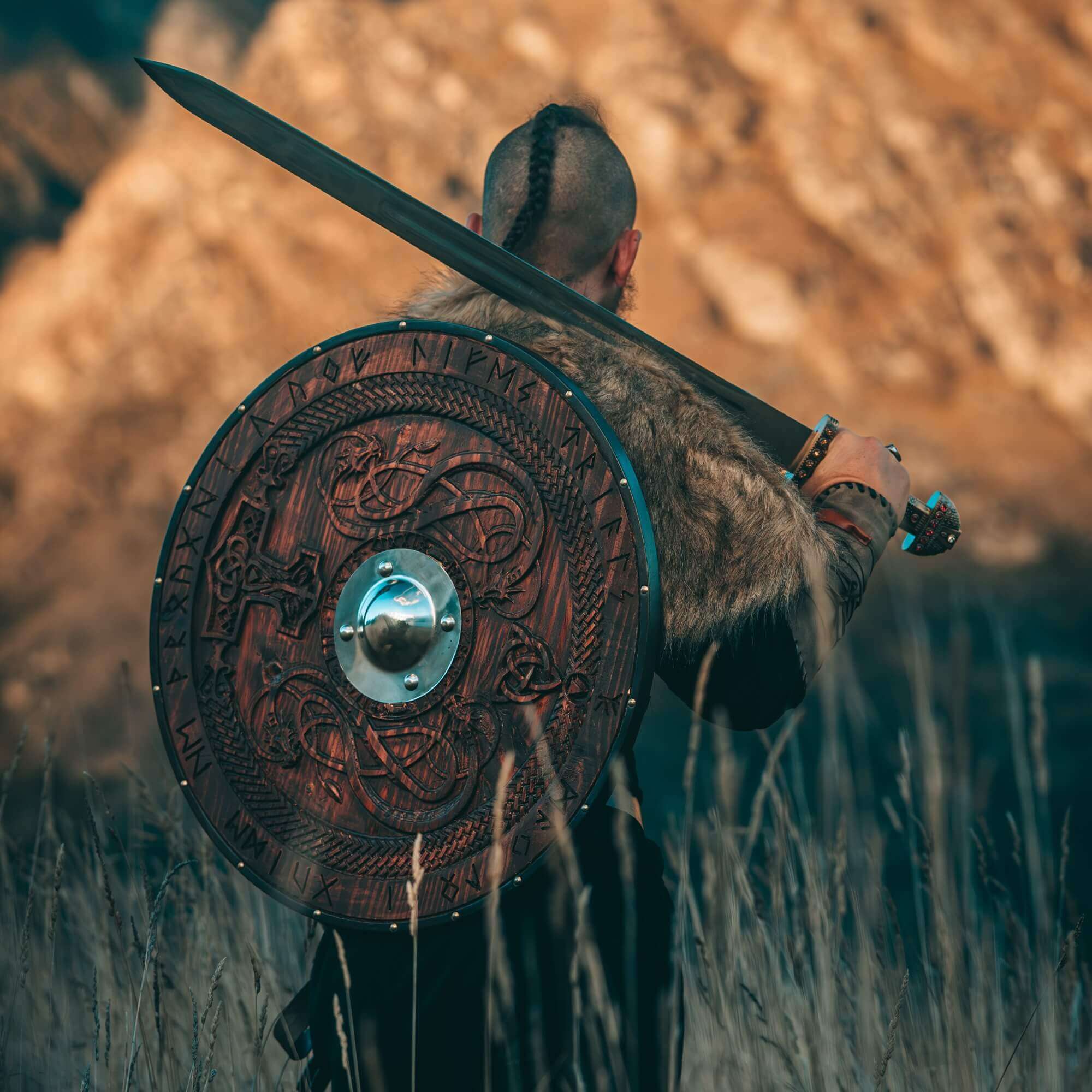 Battle-Ready Handmade Warrior Shield