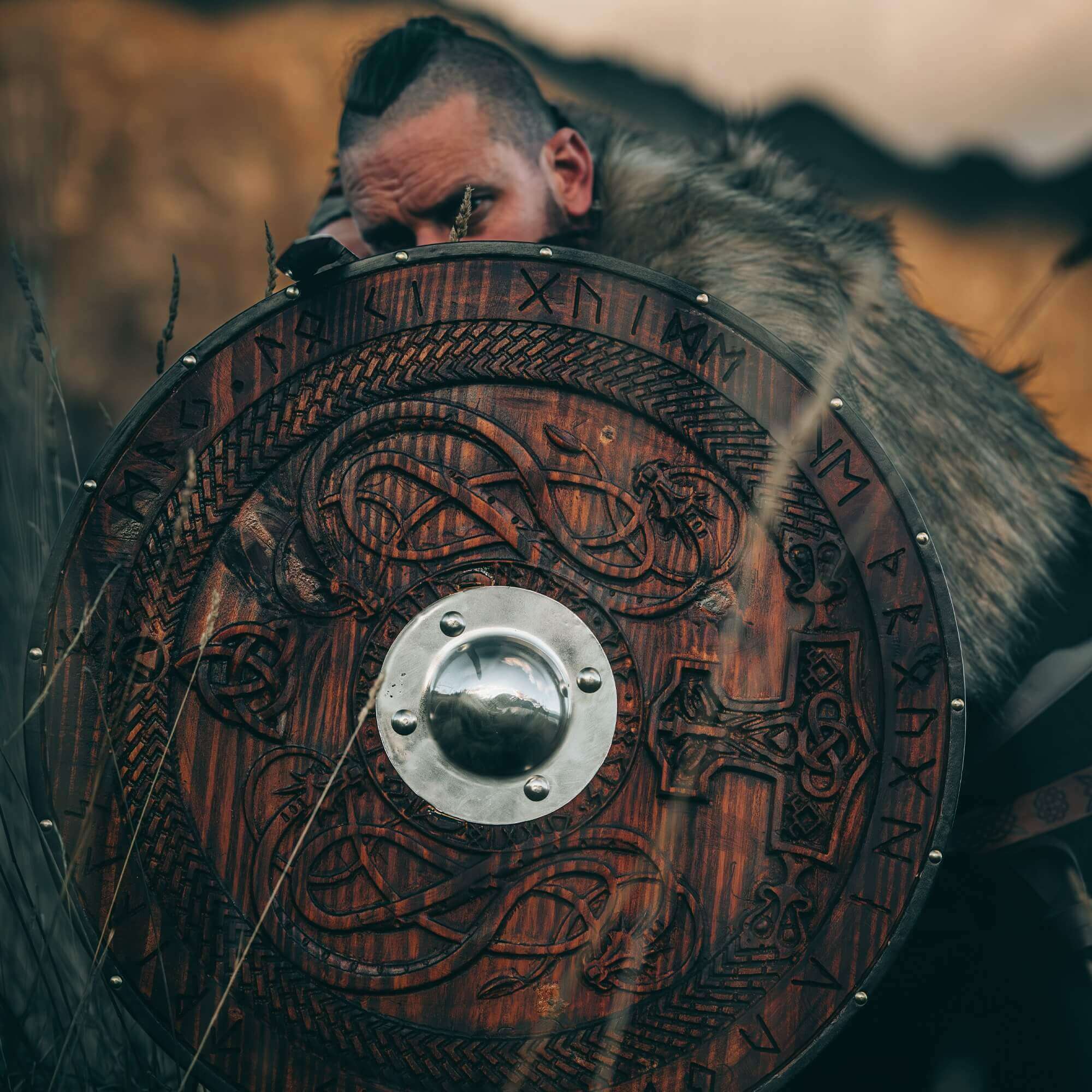 Battle-Ready Handmade Warrior Shield