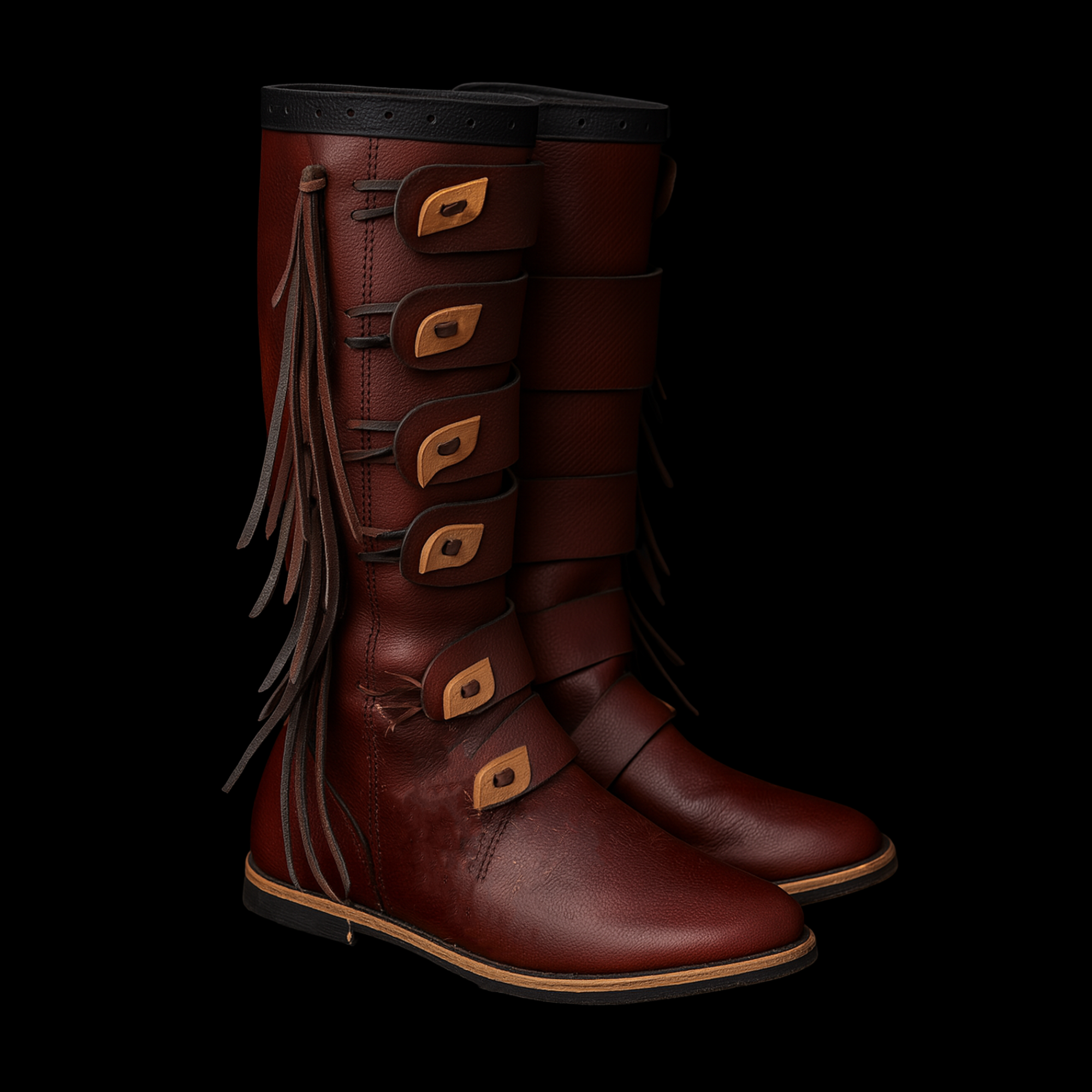 Hedeby High Leather Boots