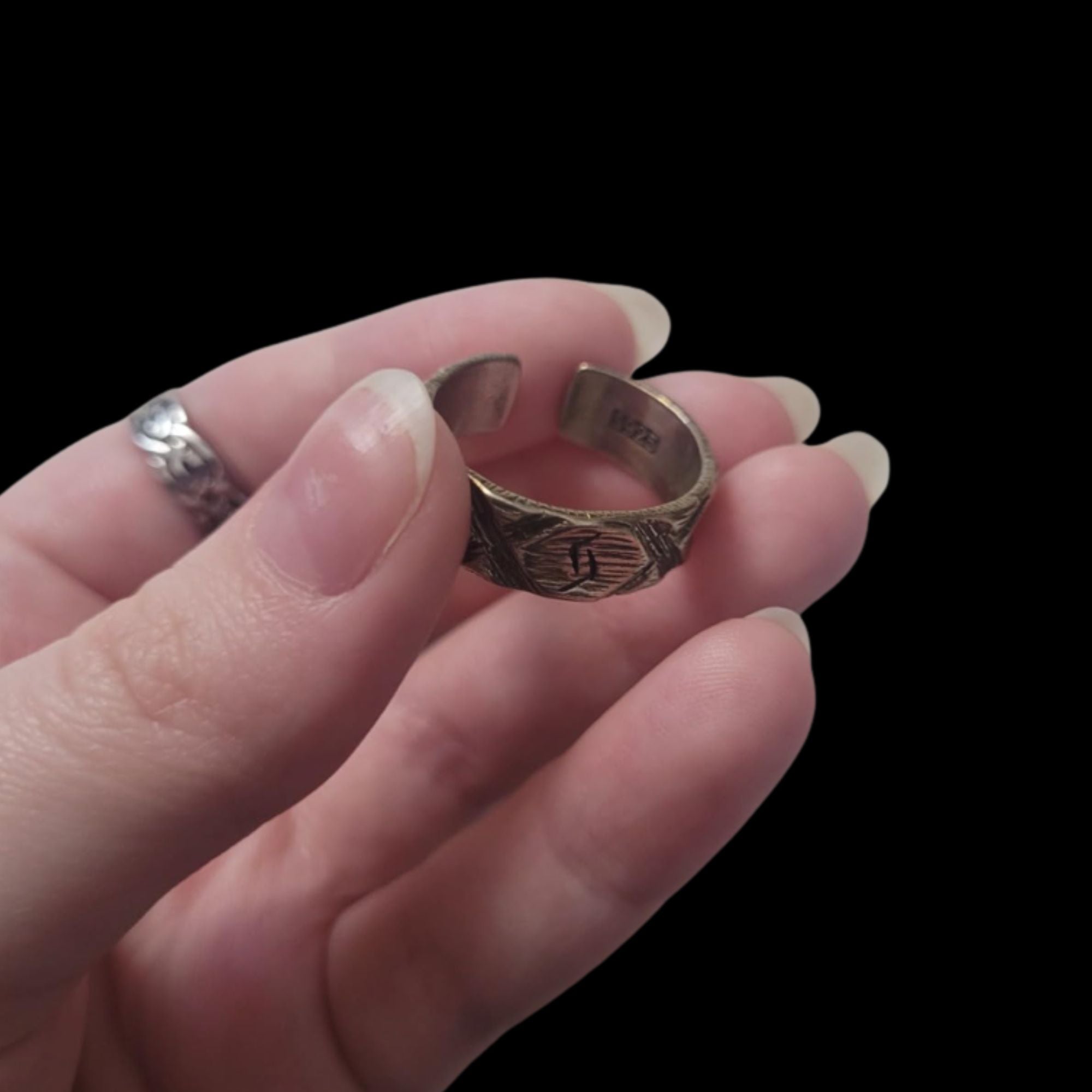 Rustic Runes Ring