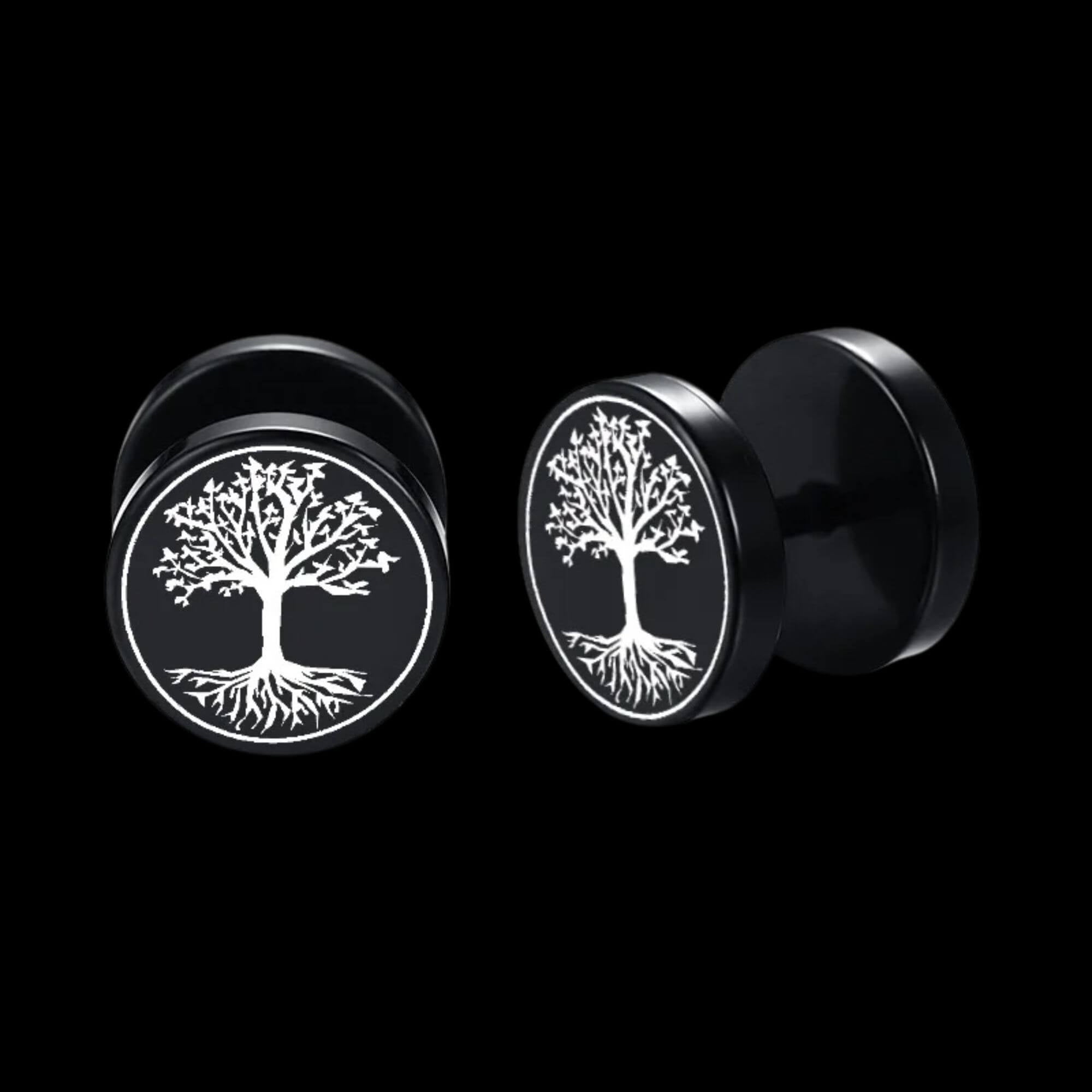 Black Norse Earrings