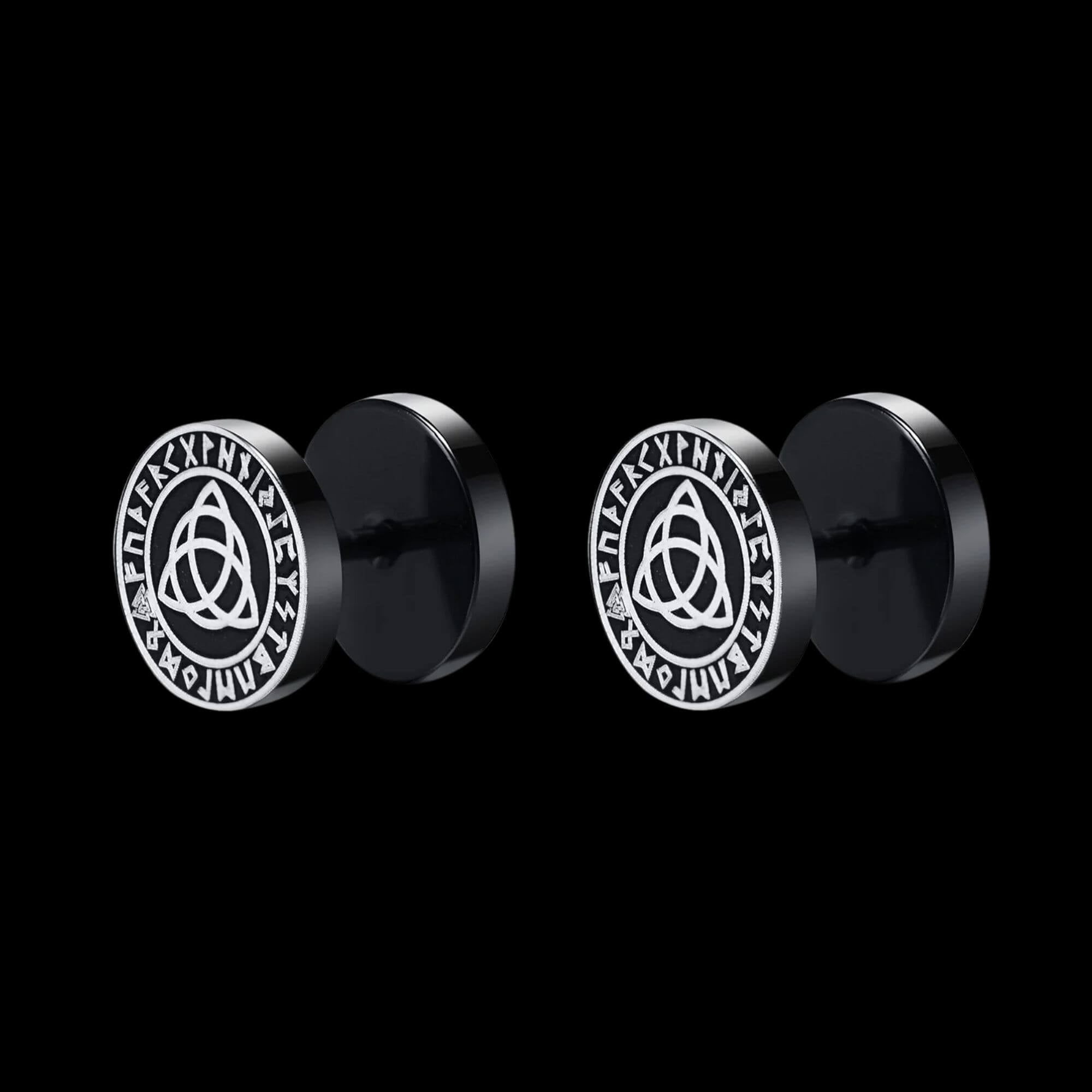 Black Norse Earrings