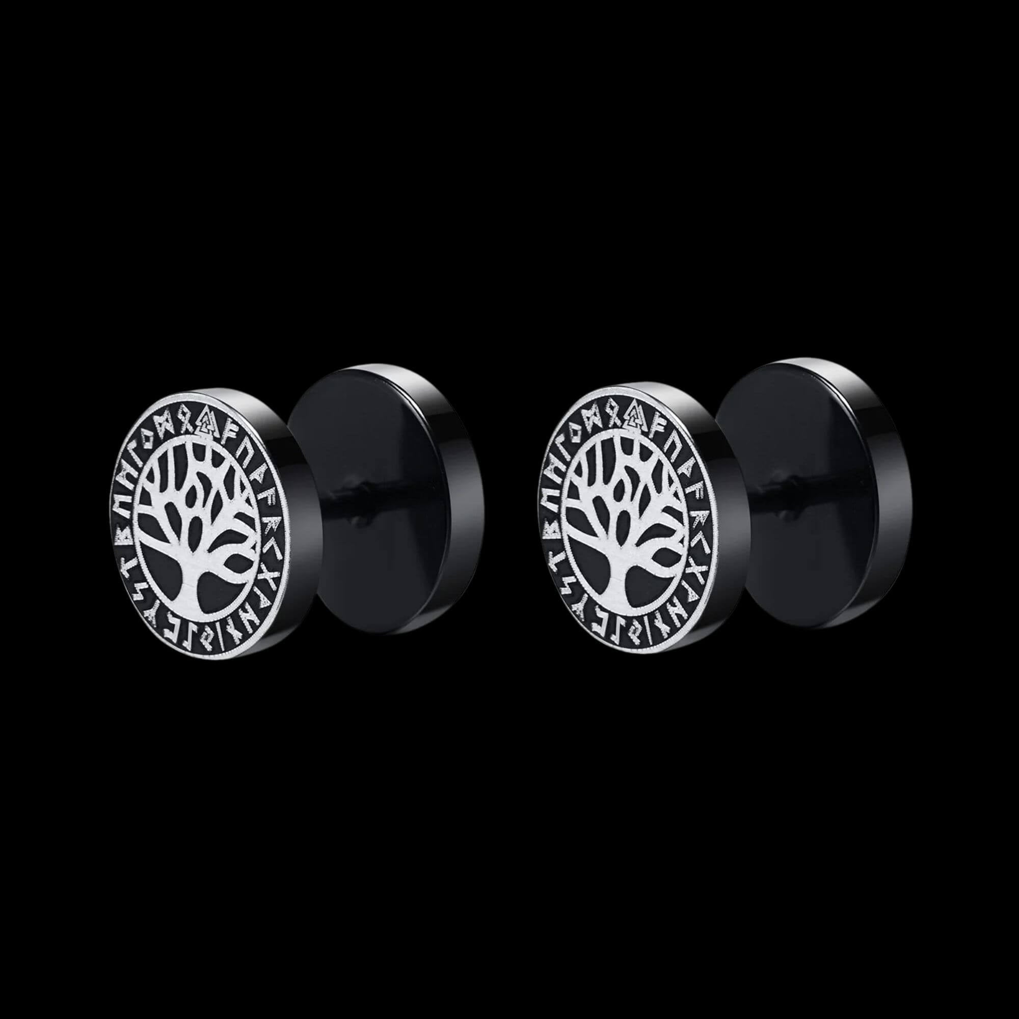 Black Norse Earrings