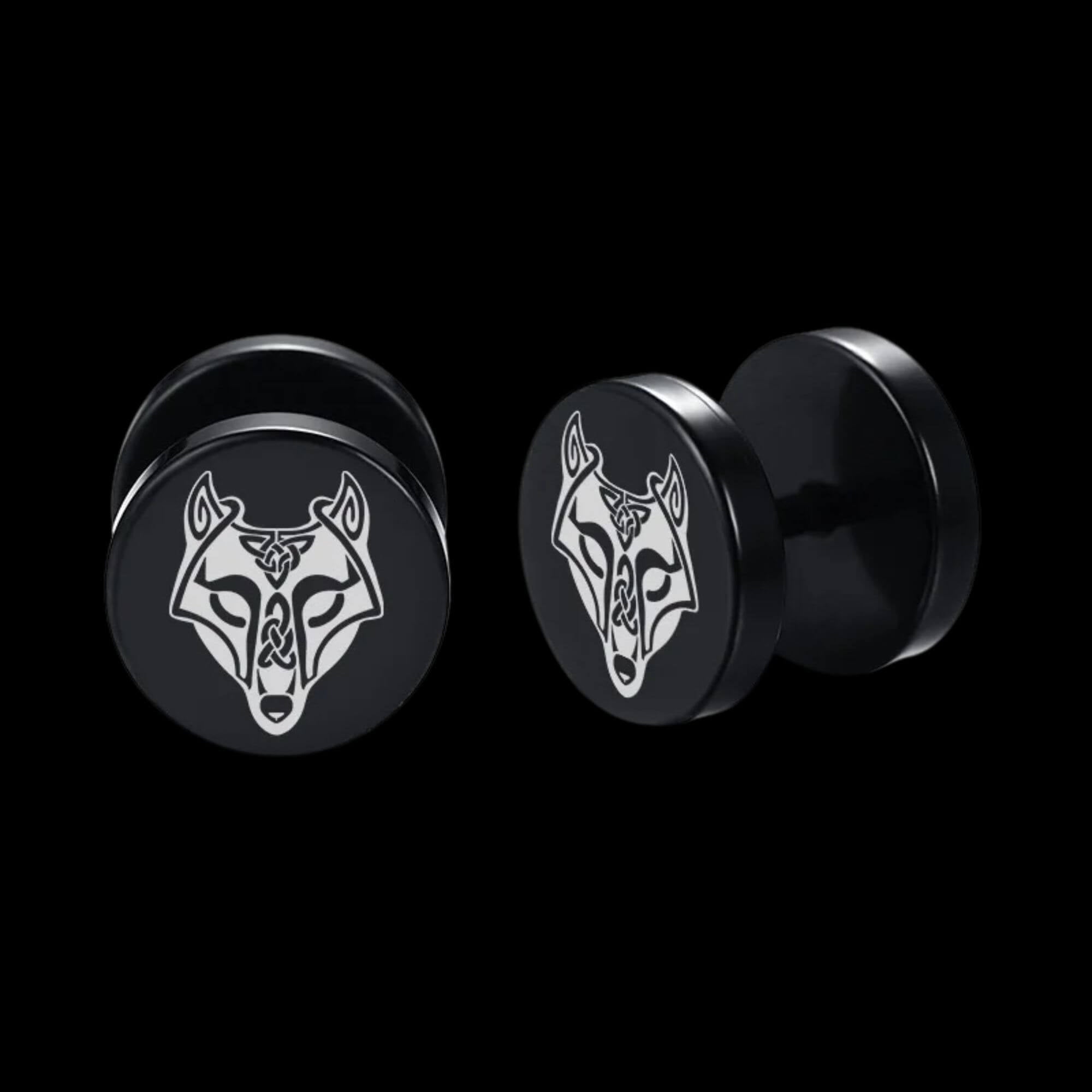 Black Norse Earrings