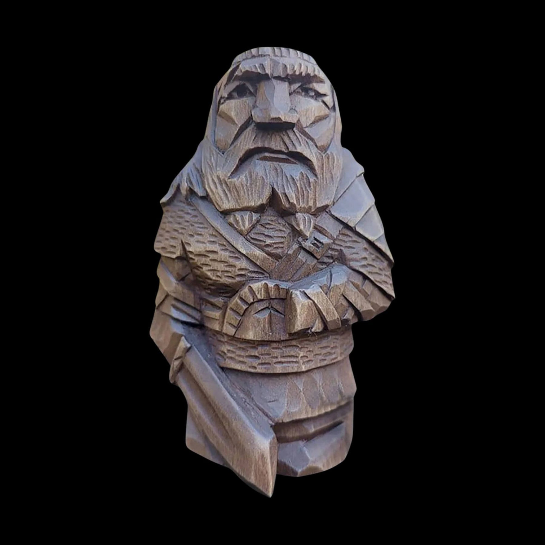 HandCarved Norse God Statues