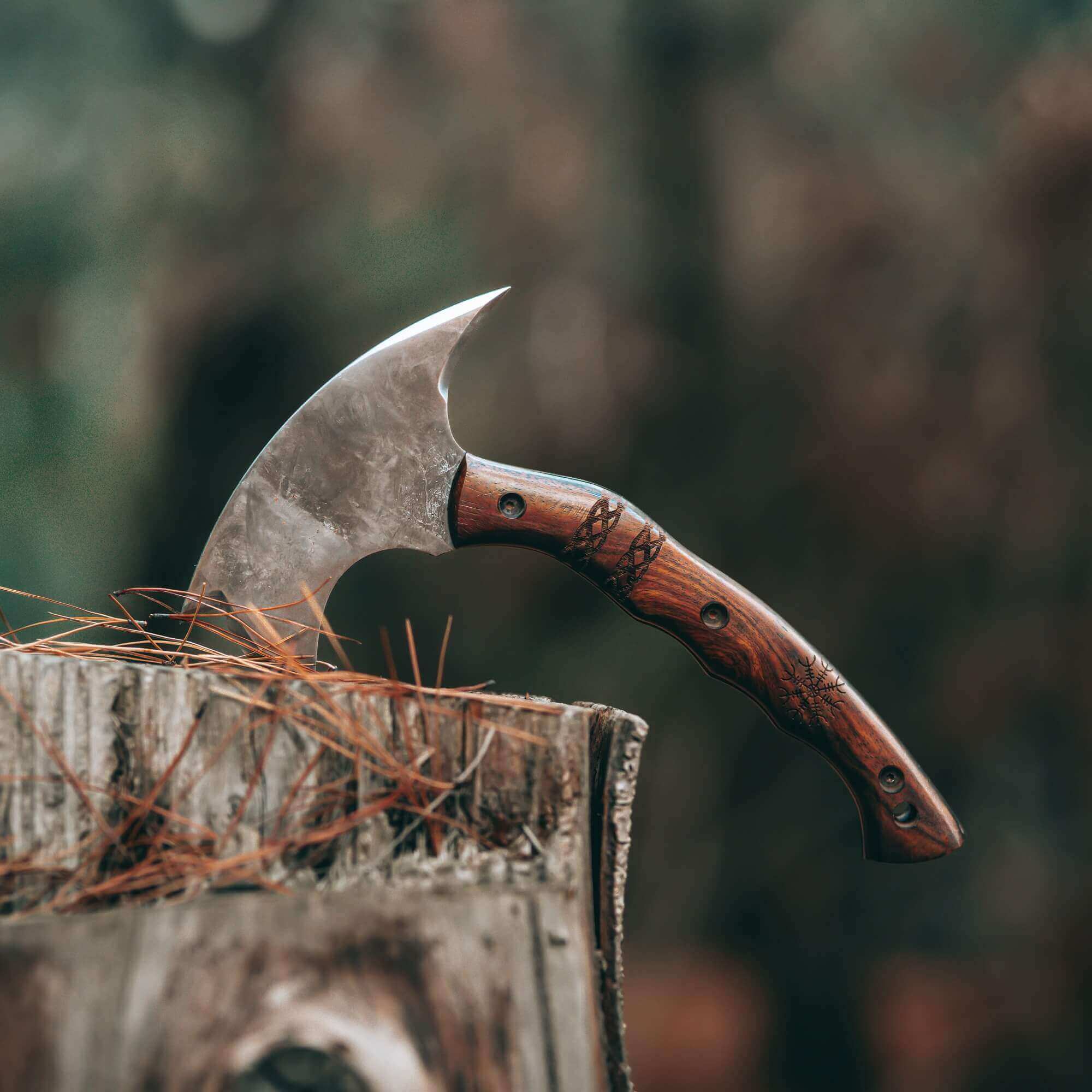 Hand-Forged Norse Tomahawk