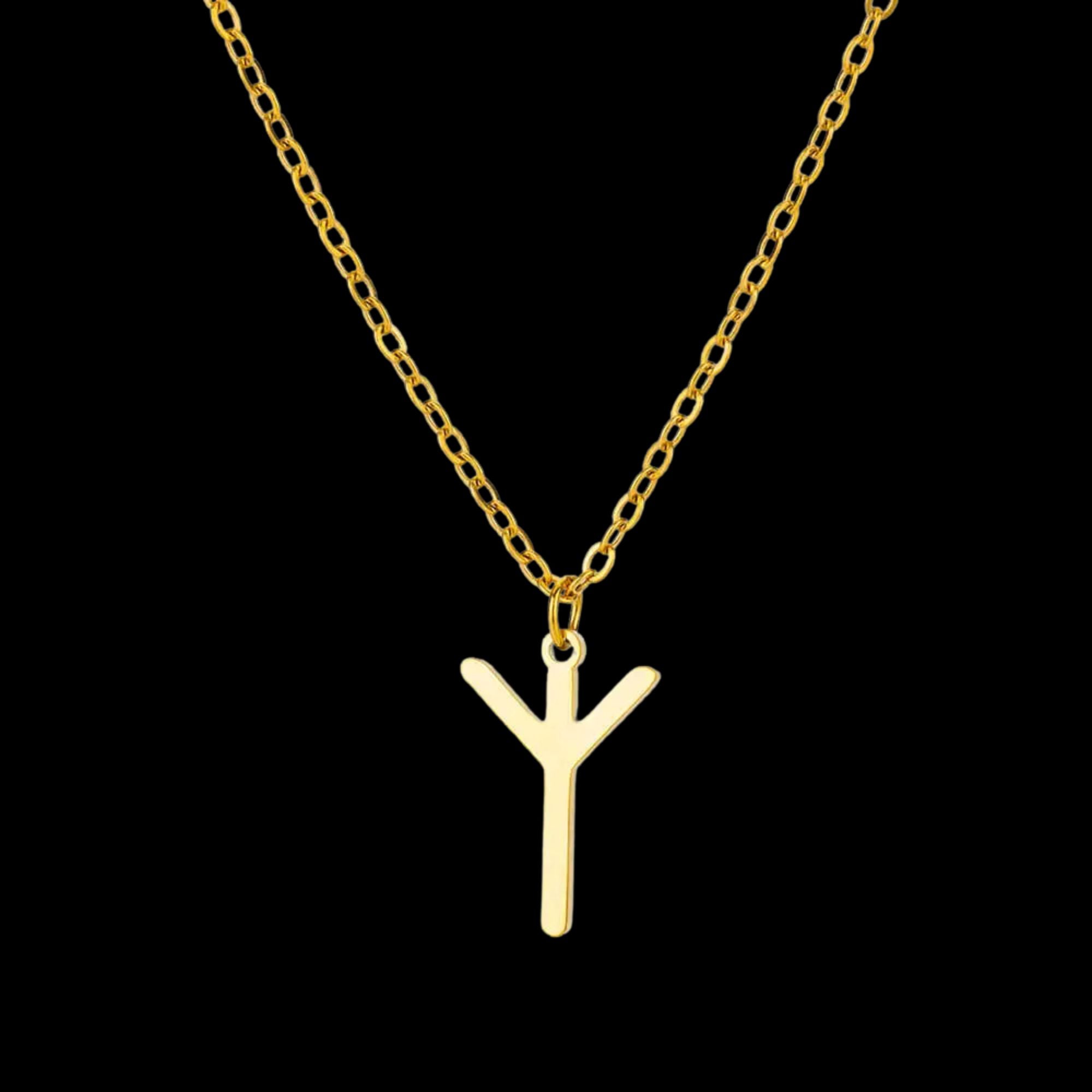 Minimalist Runes Pendants Necklace