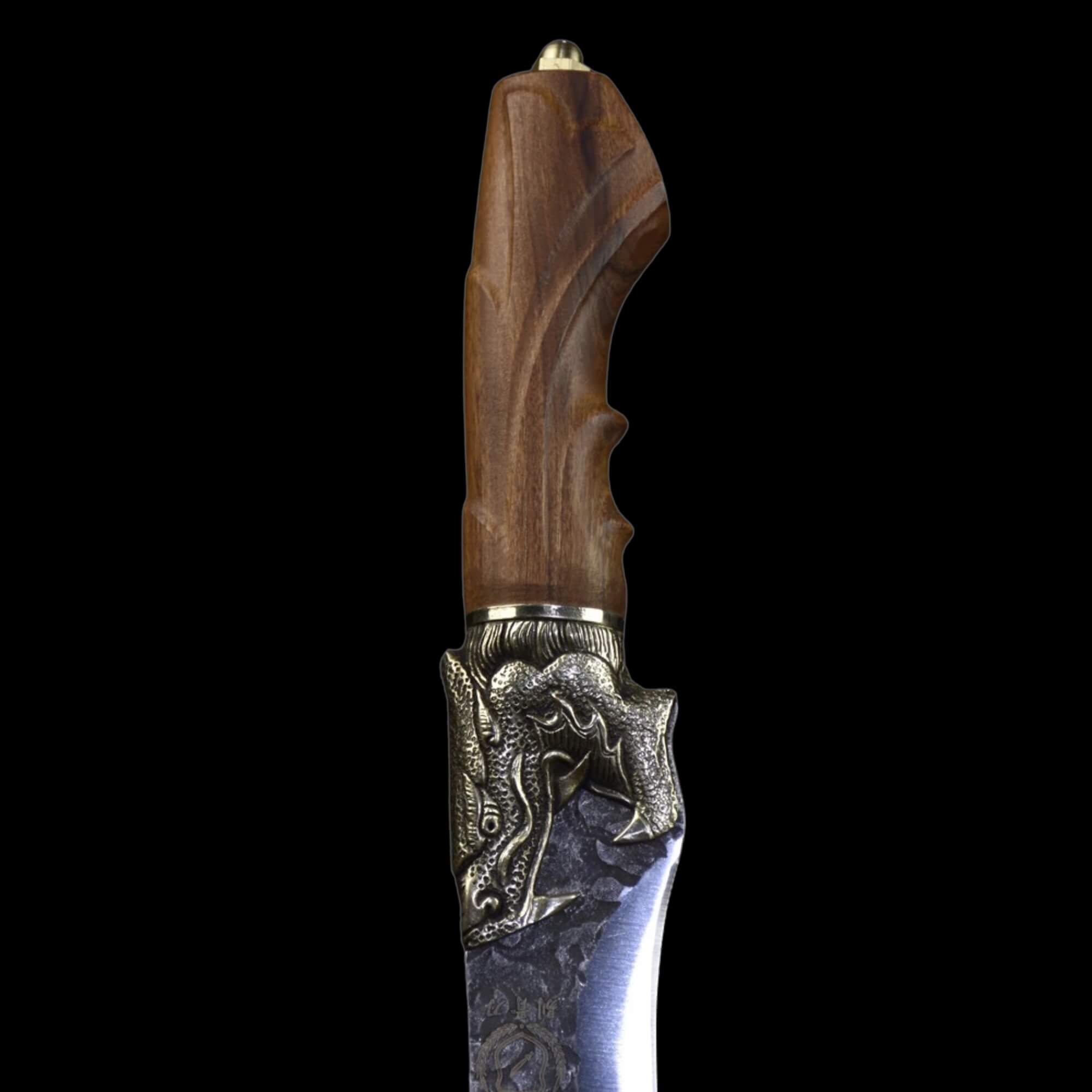 Cuchillo vikingo Jörmungandr hecho a mano