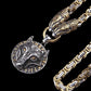 Dragons Holding Fenrir Kings Chain Necklace