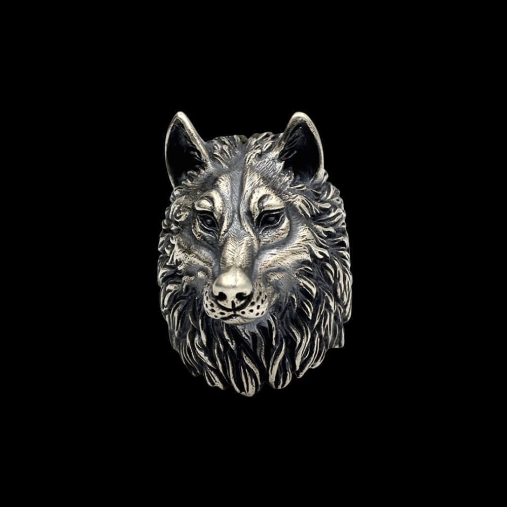 Fenrir-Wolfskopfring