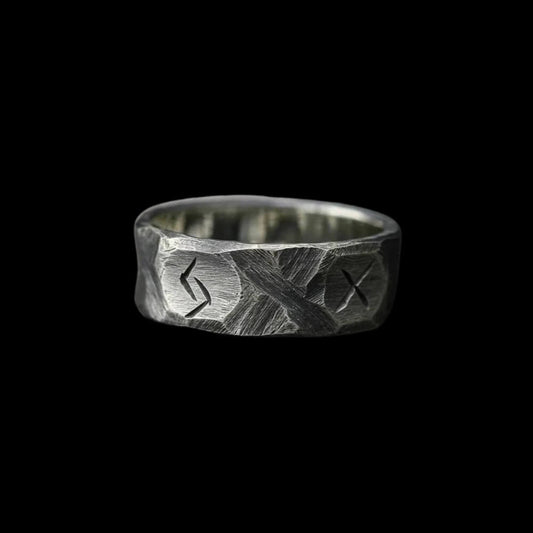 Rustic Runes Ring
