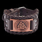 Valknut Leather Bracelet