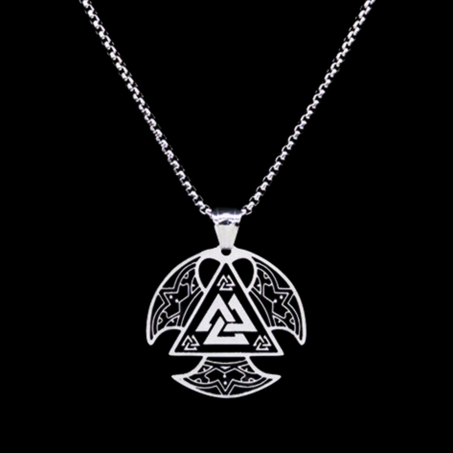 Valknut and Blades Necklace