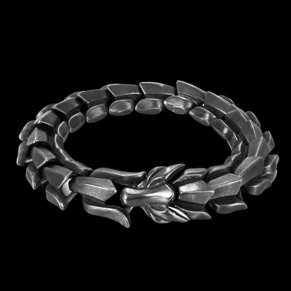 Viking Ouroboros Heavy Bracelet