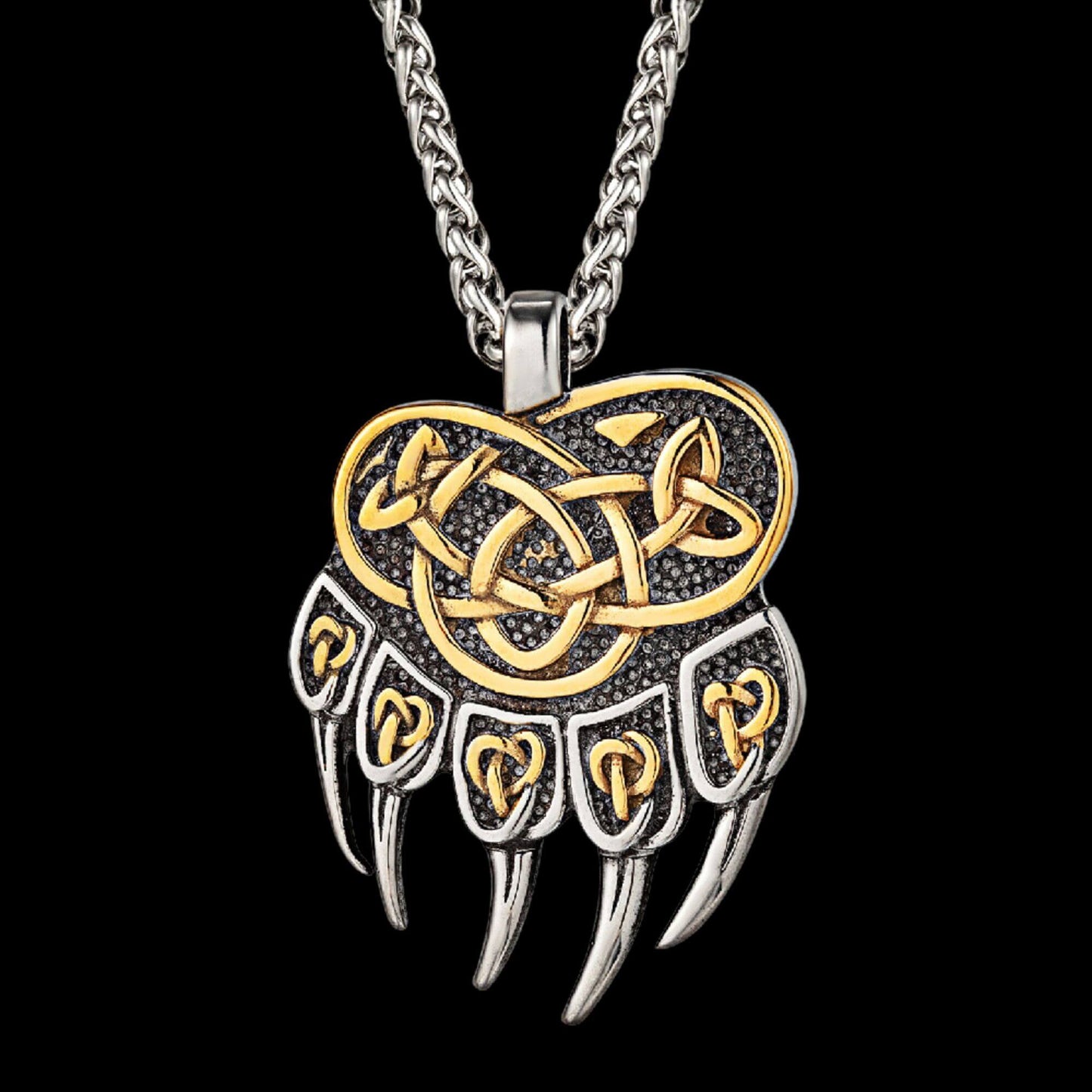 Norse Bear Paw Necklace