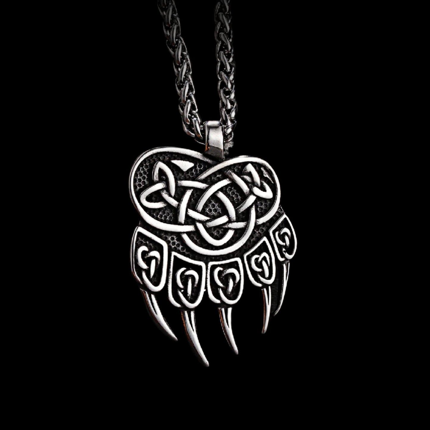 Norse Bear Paw Necklace