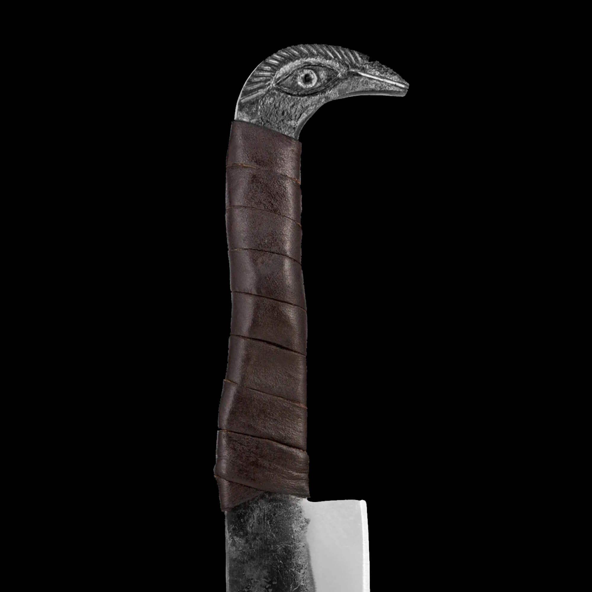 Hand-forged Viking Raven Knife